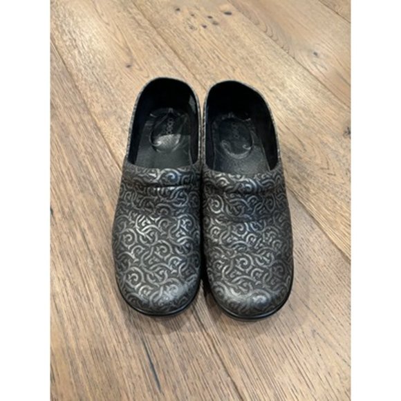 Abeo BIO System Flora Womens Gray Slip Resistant Leather Clogs Shoes Size 10N - Picture 1 of 9